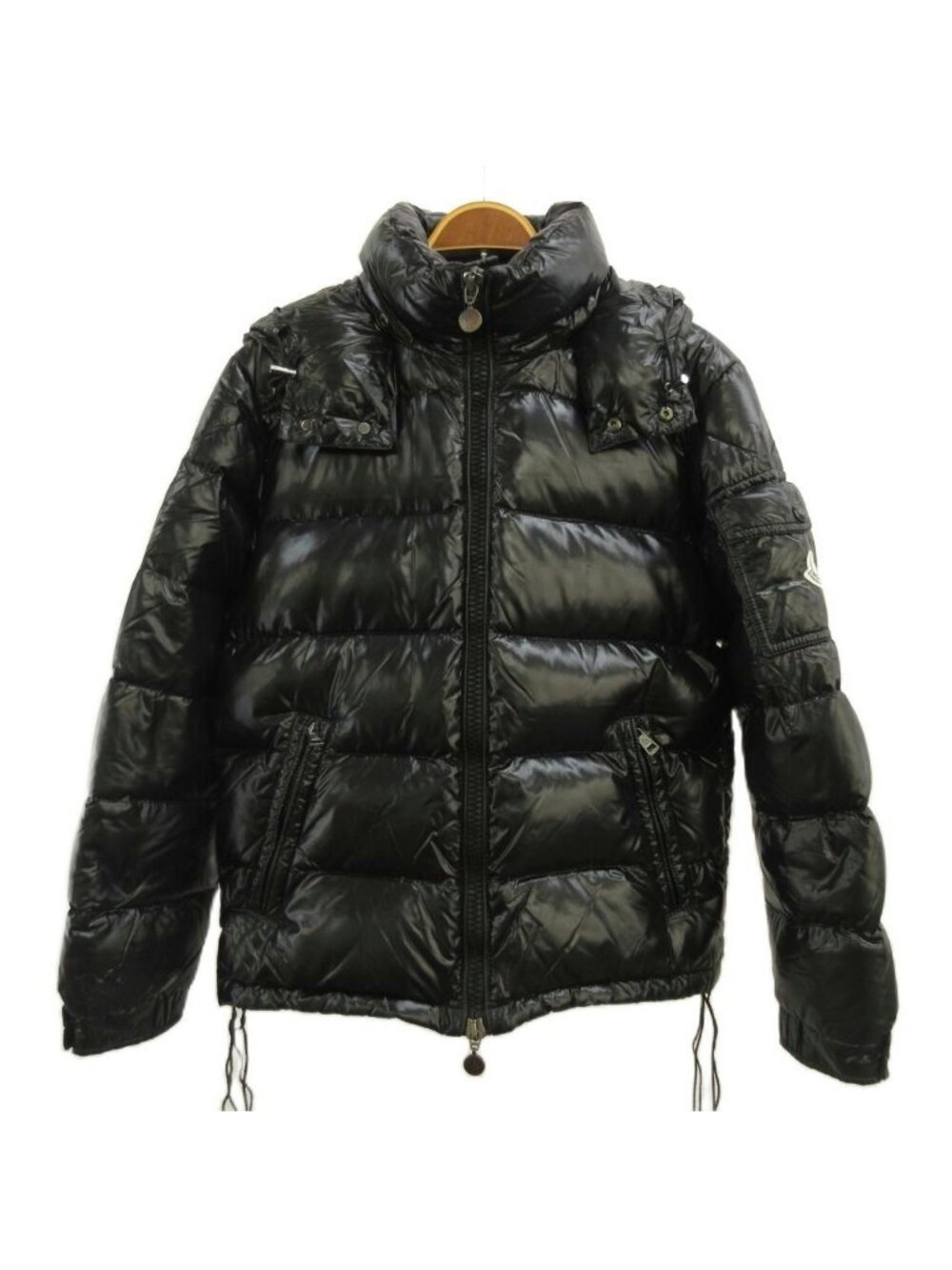 Moncler Maya Down Jacket Black Long Sleeve 0